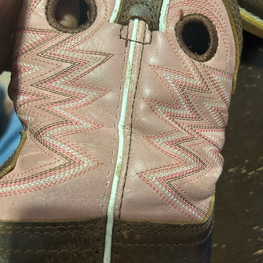Durango Brown and Pink Western Boots - Picture 3 of 3